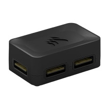 Corsair iCUE Link - Divisor de señal de 4 vías, para configuraciones de refrigeración Personalizadas, Accesorio magnético, Requi