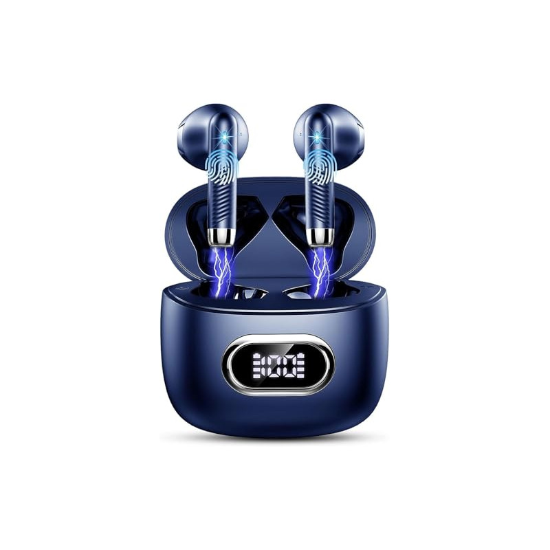 Auriculares Inalámbricos Bluetooth 5.4, 42H Auriculares Bluetooth con HiFi Estéreo, 4 ENC Mics, Nueva Cascos Inalambricos Blueto