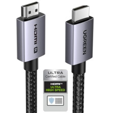 UGREEN Cable HDMI 2.1 8K Cable HDMI Certificado 8K 60Hz 4K 240Hz Ultra Alta Velocidad 48Gbps Aluminio eARC HDCP Dynamic HDR Dolb