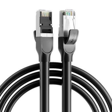 BENFEI Cable Ethernet Cat8 6M, Cable de Red LAN de Alta Velocidad 40Gbps y 2000MHz, RJ45 Blindado S/FTP 26AWG, Internet resisten