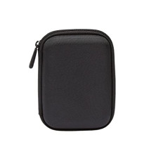 Amazon Basics Funda de Disco Duro, 15.1 x 10.8 x 4.2 cm, Color Negro y Naranja