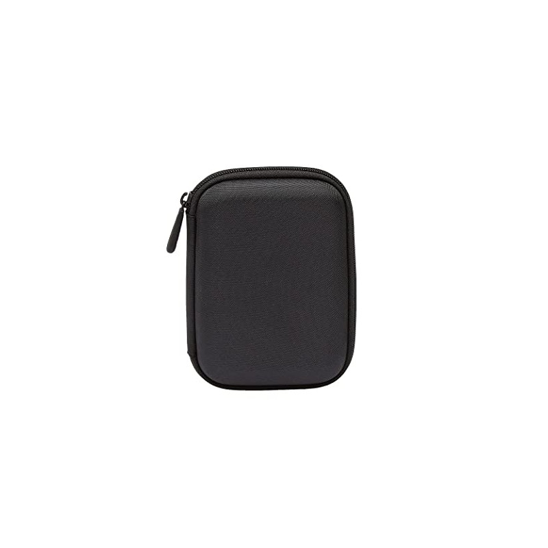 Amazon Basics Funda de Disco Duro, 15.1 x 10.8 x 4.2 cm, Color Negro y Naranja