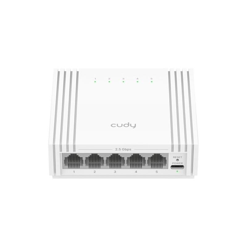 Cudy Switch Ethernet 5 Puertos 2,5G Gestionado USB‑C HS105U