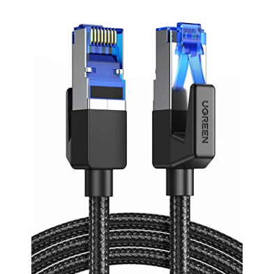 UGREEN Cat 8 Cable Ethernet Red RJ45 Super Velocidad 40Gbps 2000MHz (2M)