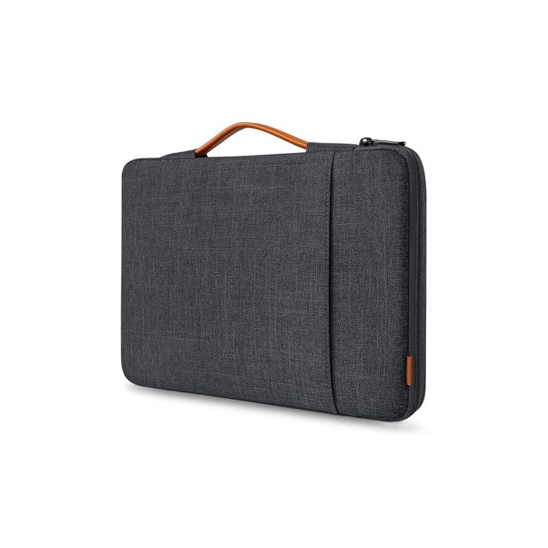 Inateck 360° Protección Funda Maletín Portátil 13 Pulgadas, Negro Gris