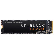 WD_BLACK SN770 NVMe SSD, 2 TB M.2 2280 Game Drive, Velocidad de lectura hasta 5150 MB/s, PCIe Gen4 NVMe, SSD de juegos de alto r