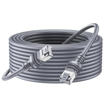 Ohmvolta Cable Ethernet Starlink 15m, Cable de extensión impermeable, Compatible con Starlink Gen 3/Standard/Mini, Accesorio par