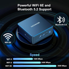 GEEKOM Mini PC Mini IT13, Mini computadora Intel i9-13900H (14 núcleos, 20 subprocesos, hasta 5,4 GHz), Computadora de