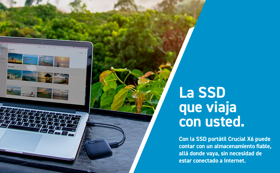 SSD Portátil Crucial X6